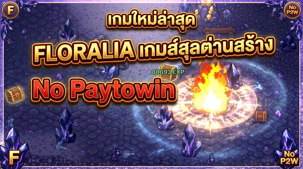 Submitted Floralia promotional image showing a cavern battle beneath large advertising text.